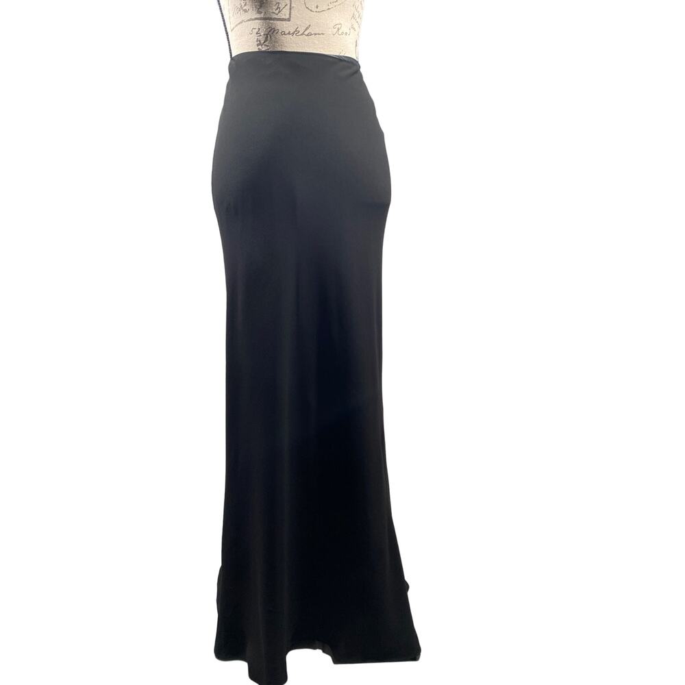 Lauren Ralph Lauren black Maxi Evening Skirt with train, Formal. Size 10